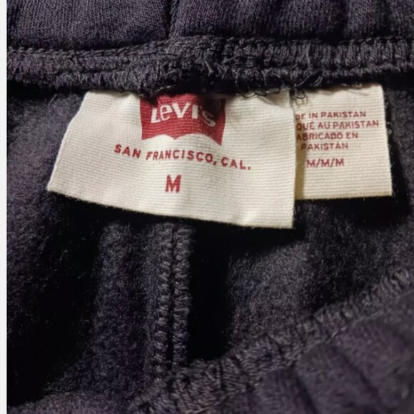 Levi's California Fleece Jogger Sweatpants Mens Size M Elastic Waist Drawstring - Picture 10 of 11